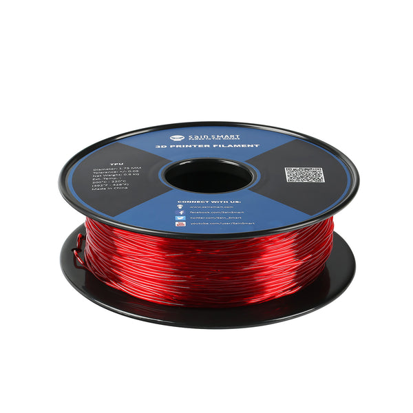 SainSmart Red Flexible TPU Filament 1.75mm 0.8kg/1.76lb