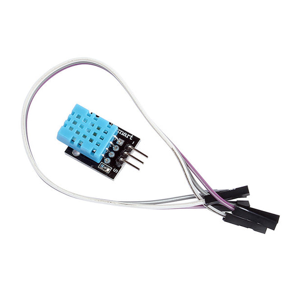 Temperature Humidity Sensor Module DHT11 With PCB, 0 to 100% RH