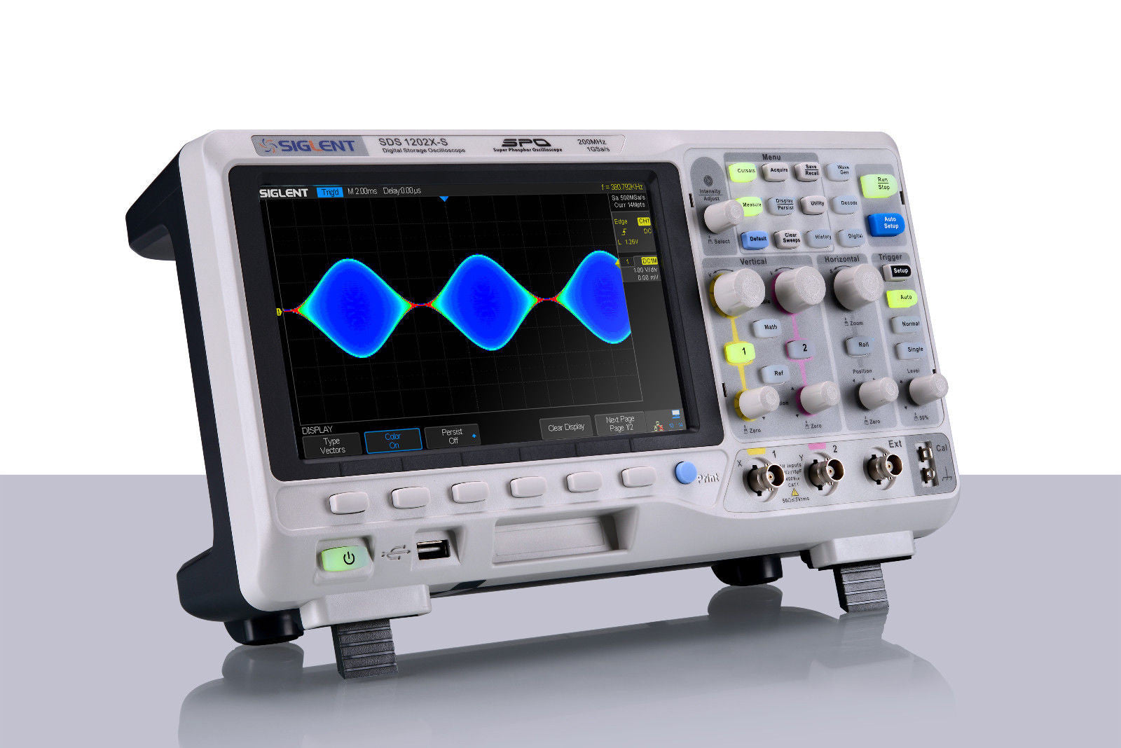 Discontinued] Siglent SDS1202X-S Super Phosphor Oscilloscope Bandwidt –  SainSmart.com