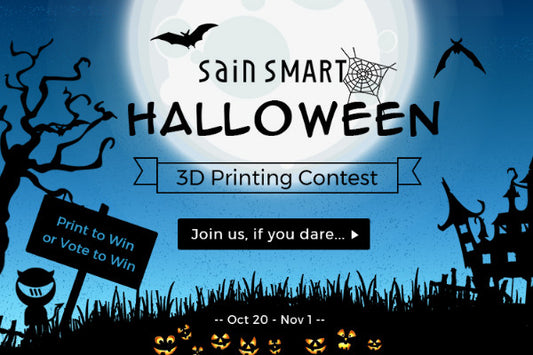 SainSmart Halloween 3D Printing Contest 2017