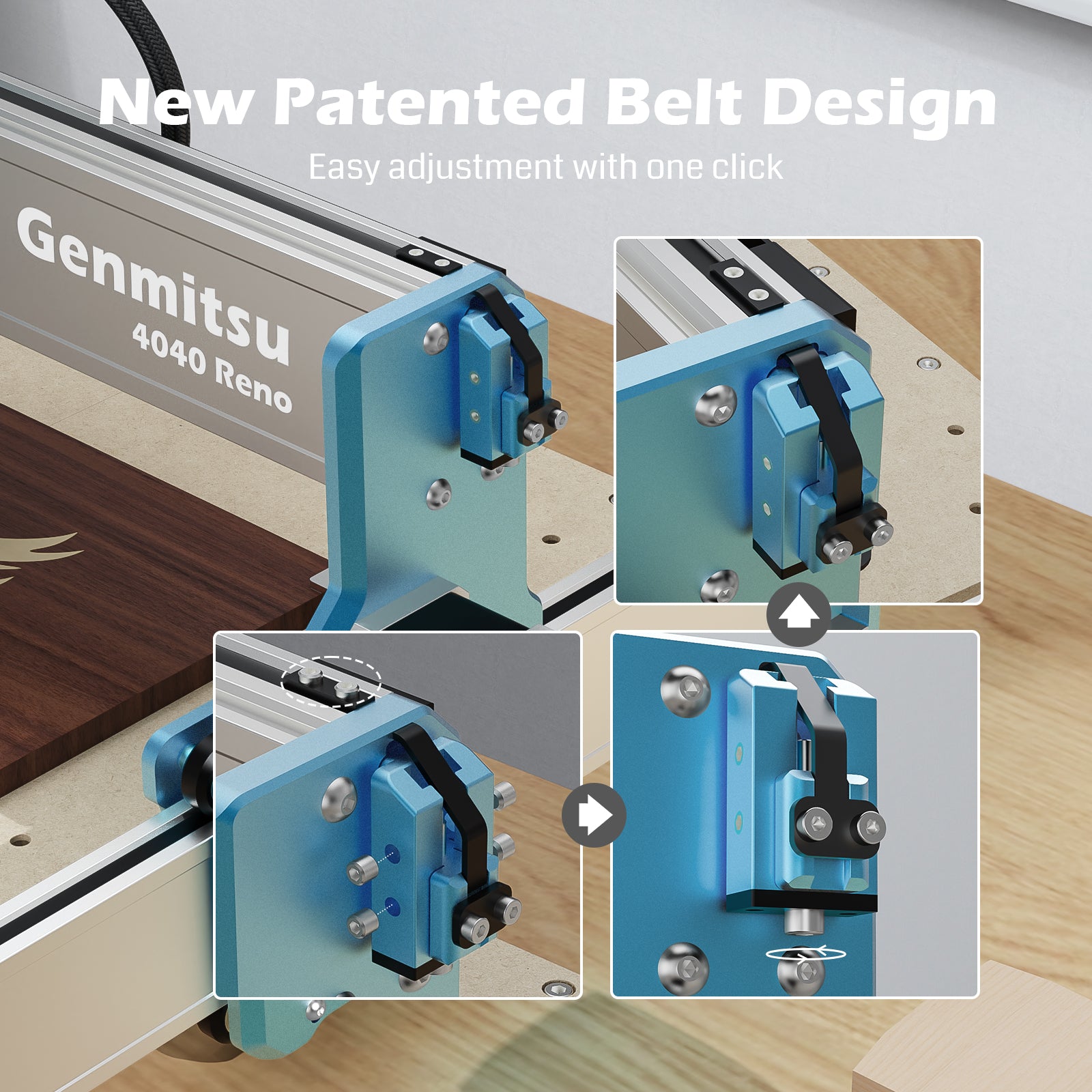 Genmitsu 4040-Reno, First Belt Driven CNC Router (Assembly Guide)