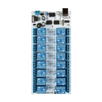 16-Channel 9-36V USB Relay Module