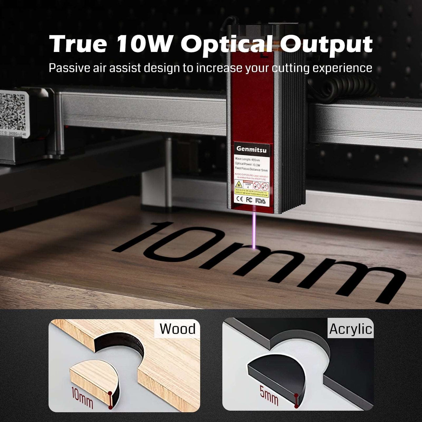 10W Laser Module For Jinsoku LC-40 Laser Engraver