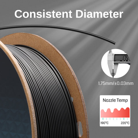 GT-3 High-Speed 95A Flexible TPU Filament, ±0.04mm, 1.75mm, 1kg, Black –
