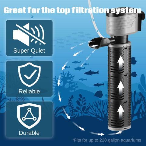 XpertMatic Submersible Aquarium Heater, 100W Adjustable