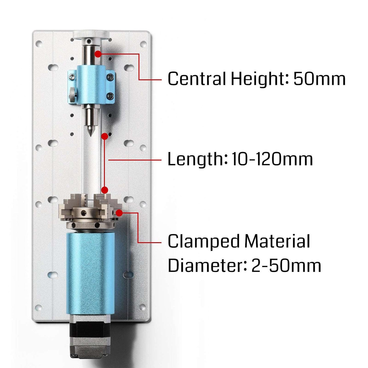 4th Axis CNC Rotary Module Kit for 4040-PRO