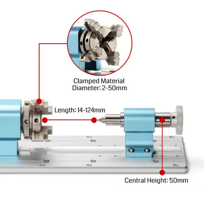 4th Axis CNC Rotary Module Kit for 4040-PRO, 3030-PROVer MAX