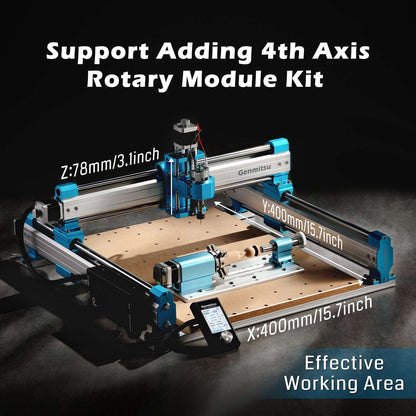 4040-PRO Semi Assembly Desktop CNC Machine for Carving and Cutting