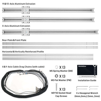 6060 & 1313 XY-Axis Extension Kit, for PROVerXL4030 V2