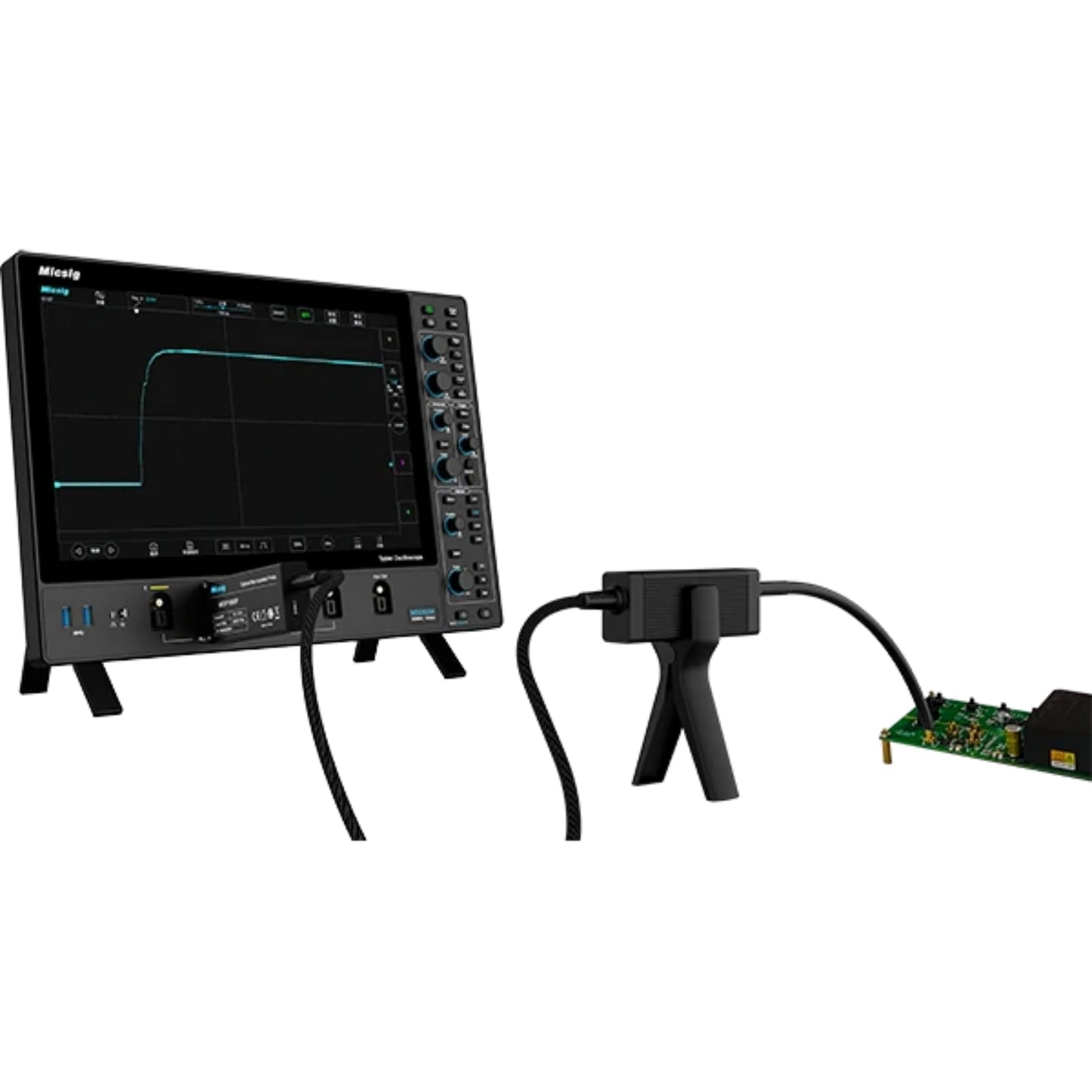 Micsig Oscilloscope MDO2504, Digital Storage Oscilloscope with 4 Channels 250Mhz Bandwidth 3GSa/s Sampling Rate