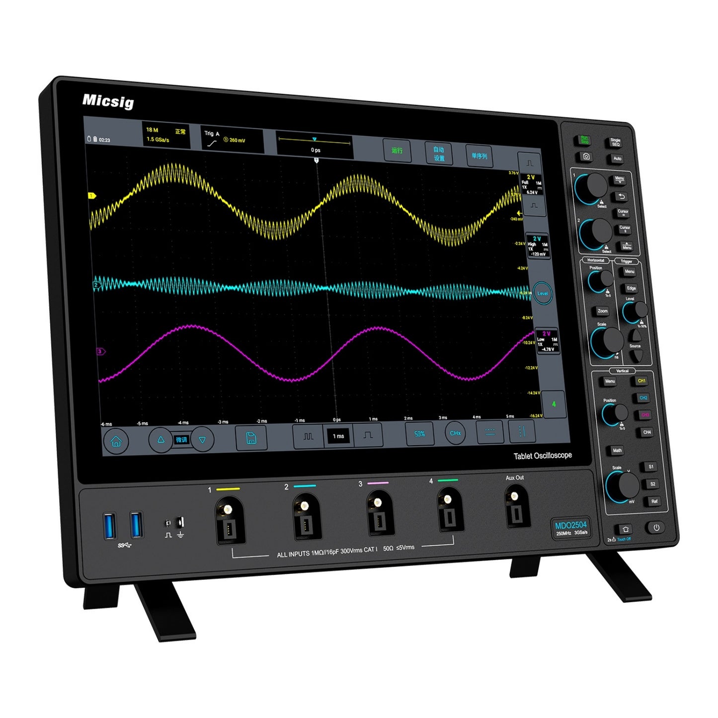 Micsig Oscilloscope MDO2504