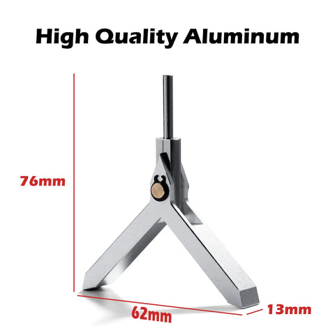 Edge Finder for CNC 4th Axis, Middle Positioner Easy Find Catering for Cylinder ≤Φ60mm, 1/8" shank