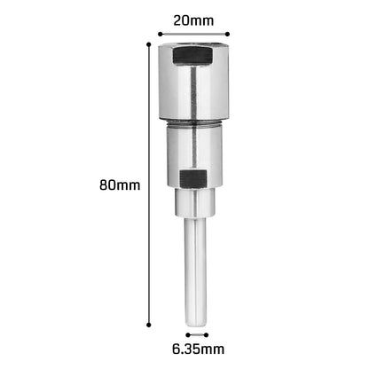 1/4" Shank Collet Extension Chuck Rod for 1/4" Shank Bits