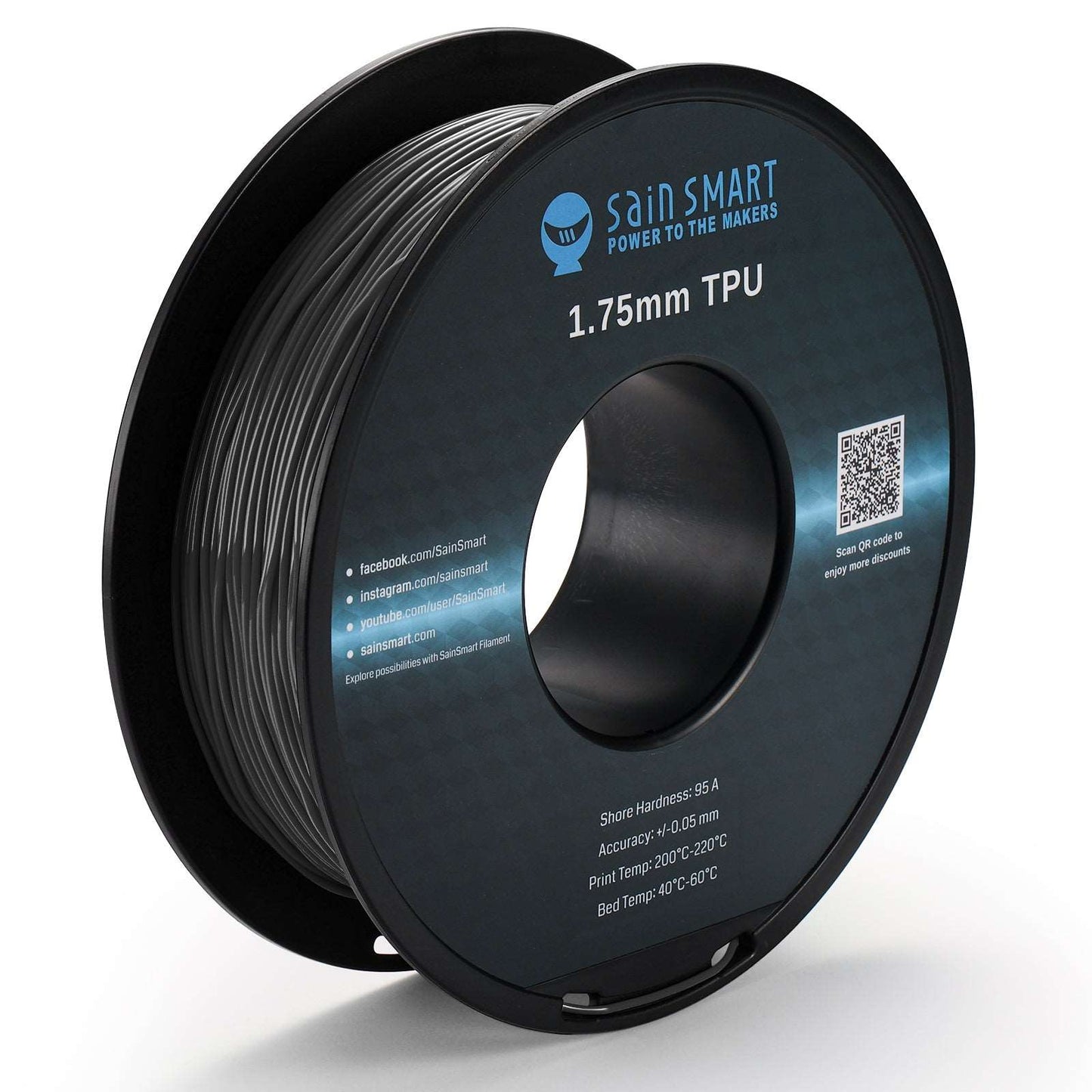 [Open Box] Liquid Luster, Flexible TPU Filament 1.75mm 0.8kg/1.76lb