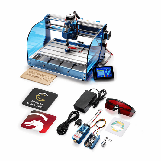 3018-PROVer Laser Machine Special Bundle CNC Router Kit