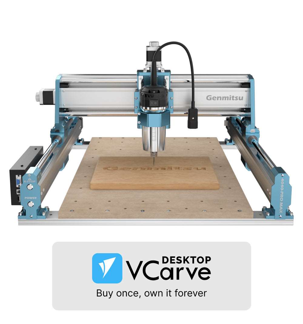 Genmitsu 4040-PRO MAX Vectric V-carve CNC Bundle Kit