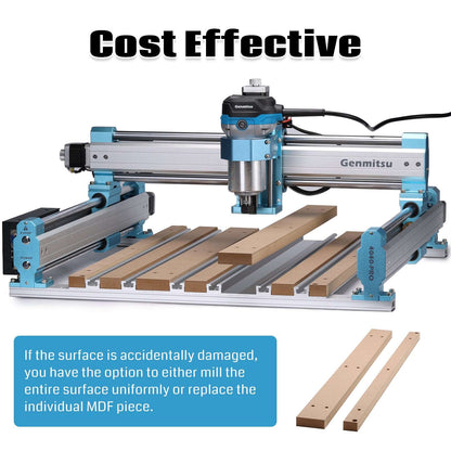 4040 Aluminum & MDF Hybrid Spoilboard for 4040-PRO