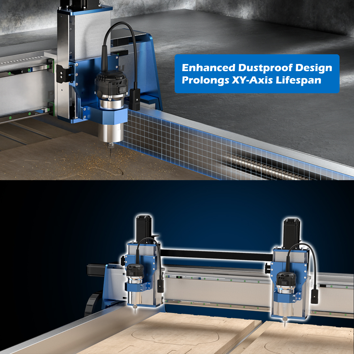 PROVerXL 4x4 CNC Dustproof design