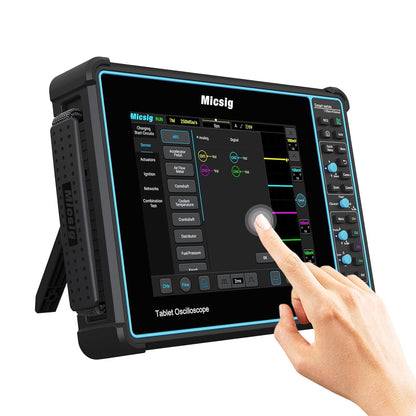 Micsig Automotive Oscilloscope SATO2002 2 CH 200Mhz Bandwidth 1GSa/s Sampling Rate, 8" Touch Screen