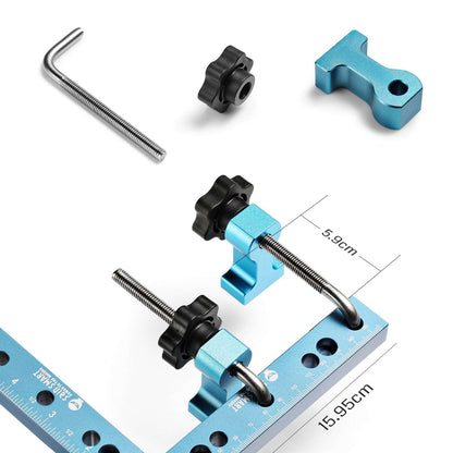 90 Degree Aluminum Positioning Squares, 6.3-inch Woodworking Carpenter