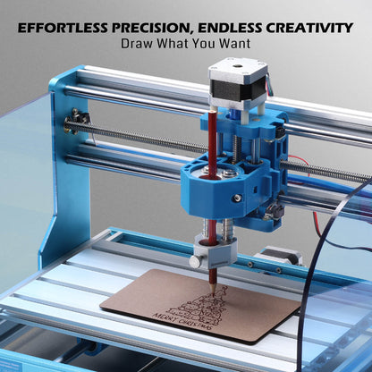 CNC Router Drawing Robot Tool, Pen Plotter Handwriting Robot Module, Easily Transform CNC Into Writing Machine, Ideal For CNC Hobbyists & Creative Projects