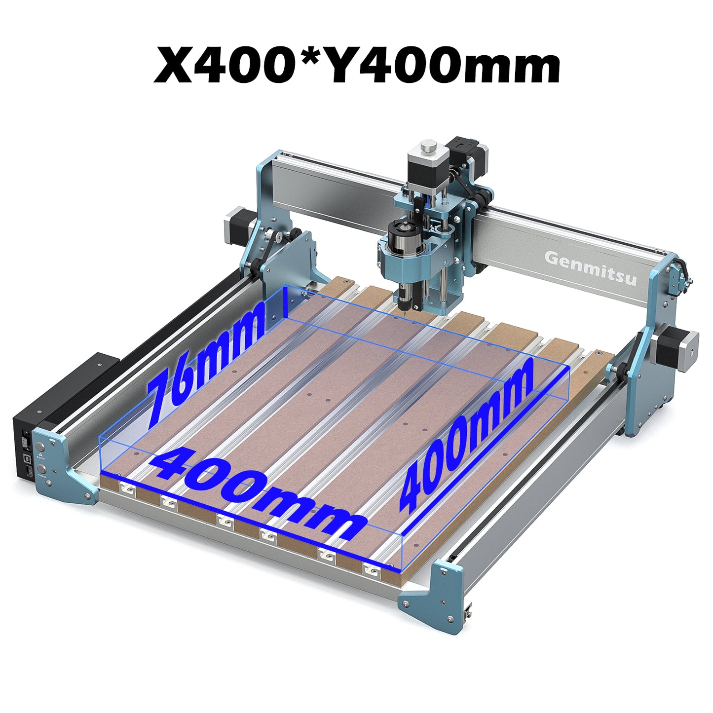 4040, 6080, 6040, 4080 Aluminum & MDF Hybrid Spoilboard, Upgrade Hybrid Table for 4040 RENO CNC Router XY Axis Extension Kit