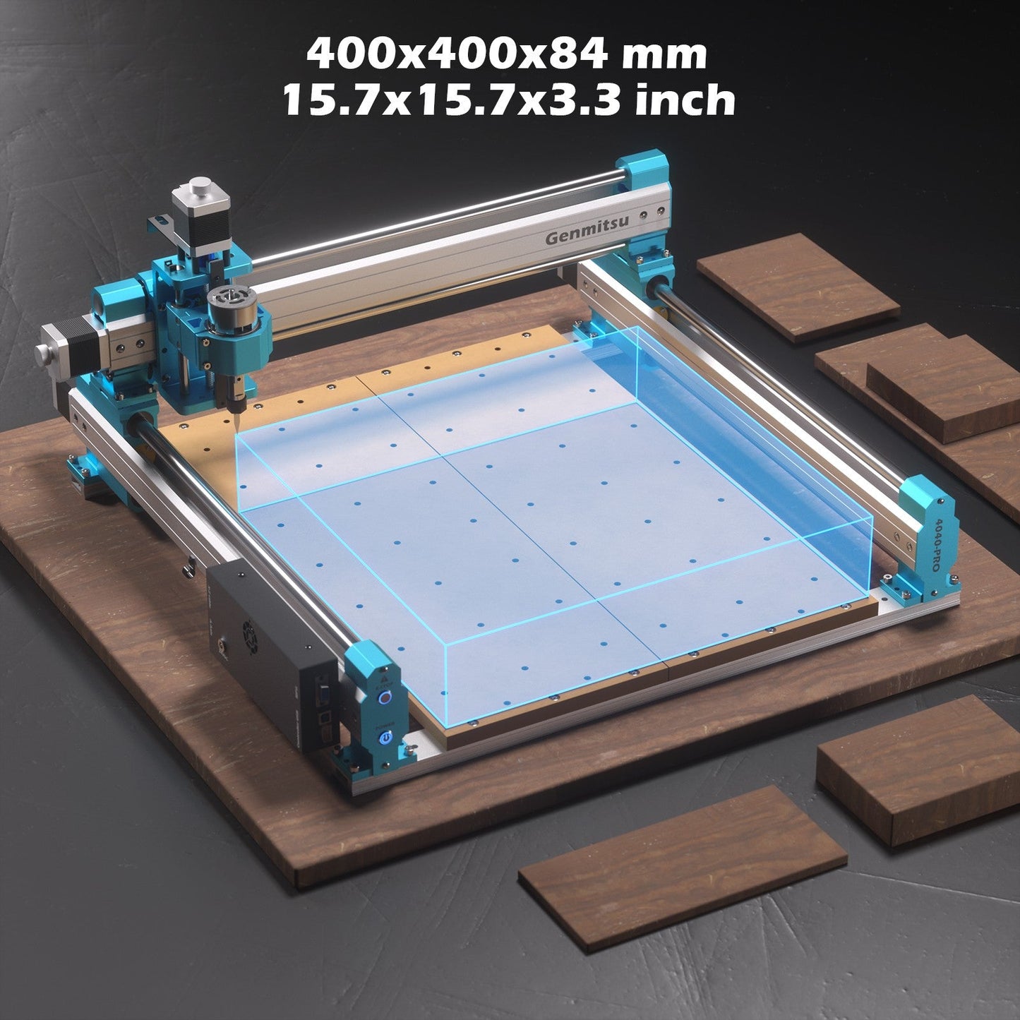 4040-PRO Semi Assembly Desktop CNC Router