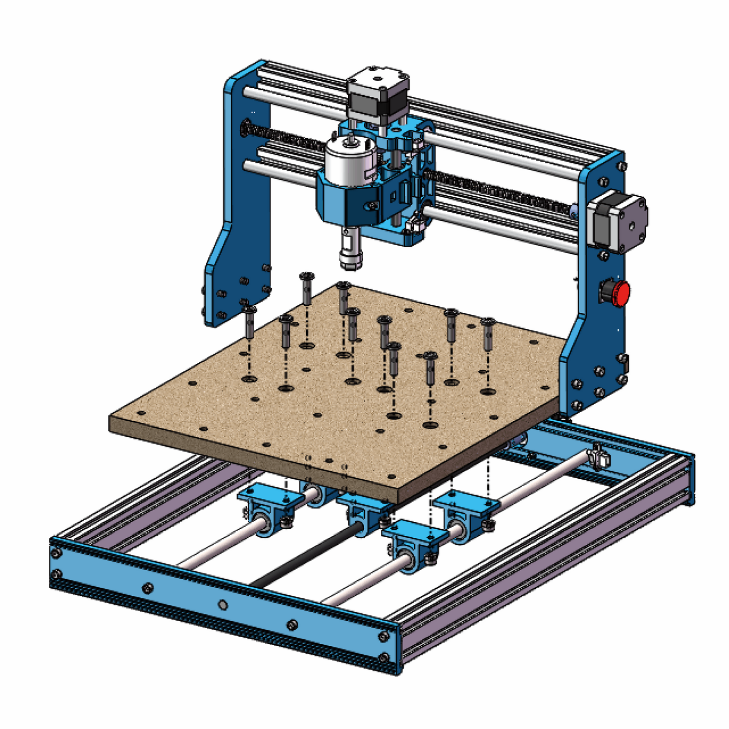 3040 MDF Spoilboard for 3018 CNC Extension Kit