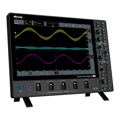 Micsig Oscilloscope MHO3-2504, Digital Storage Oscilloscope with 12-bit High-Resolution ADC