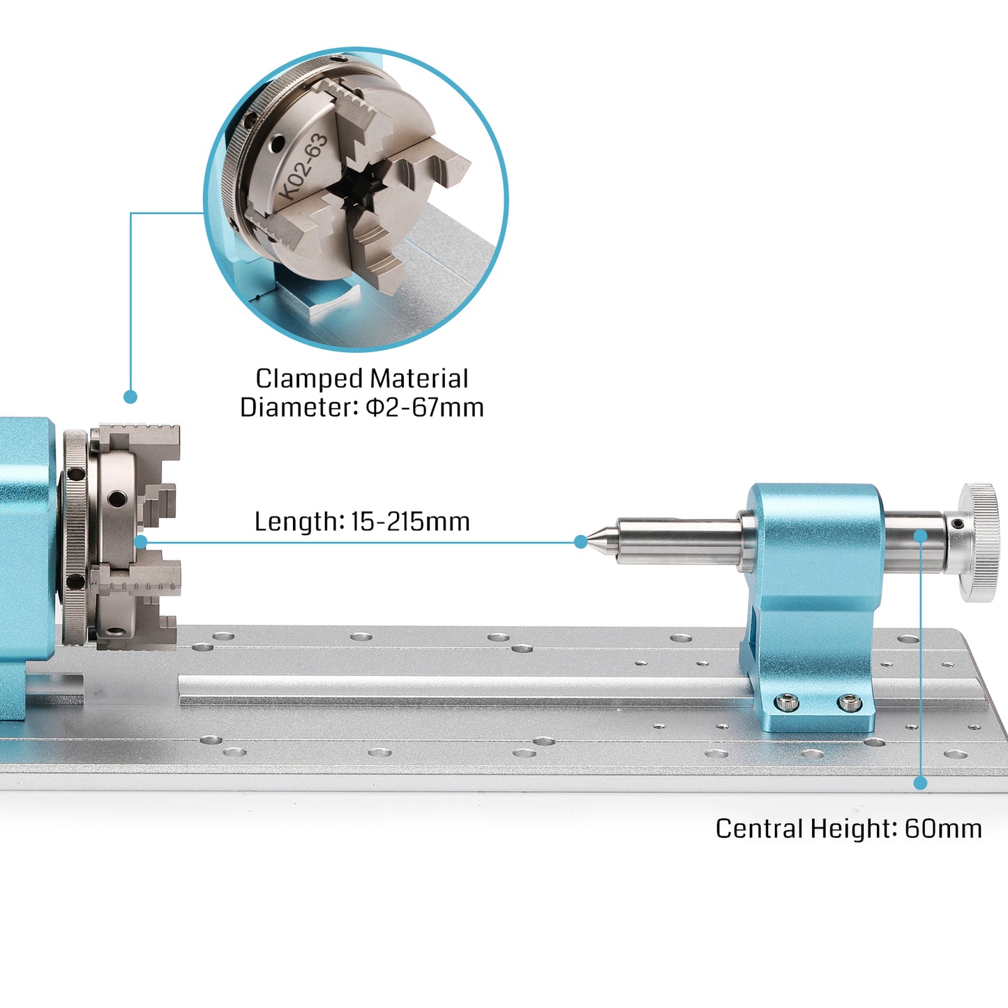 Rotary Module Kit for PROVerXL 4030, 6050 Plus CNC Router