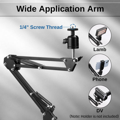 Magnetic Helping Hands Soldering, with Solder Fume Extractor, 360 Hot Air Gun Holder, 13.7" x 9" Heavy Duty Base Plate, Flexible Arms, Third Hand Tool for Soldering Station