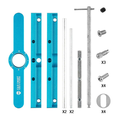 2 in 1 Punch Locator, Precision Mortising Jig and Loose Tenon Joinery