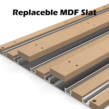 2040, 2060, 4060 Aluminum & MDF Hybrid Spoilboard for 4040-PRO CNC Router XY Axis Extension Kit