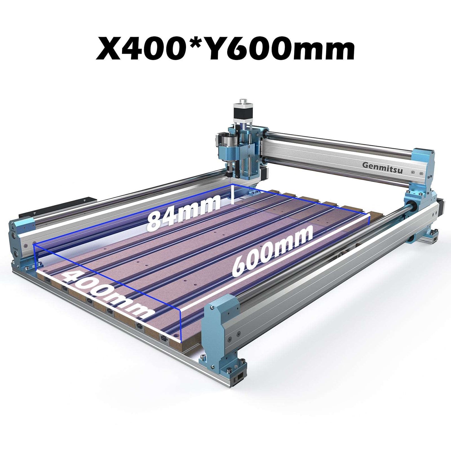 2040, 2060, 4060 Aluminum & MDF Hybrid Spoilboard for 4040-PRO CNC Router XY Axis Extension Kit