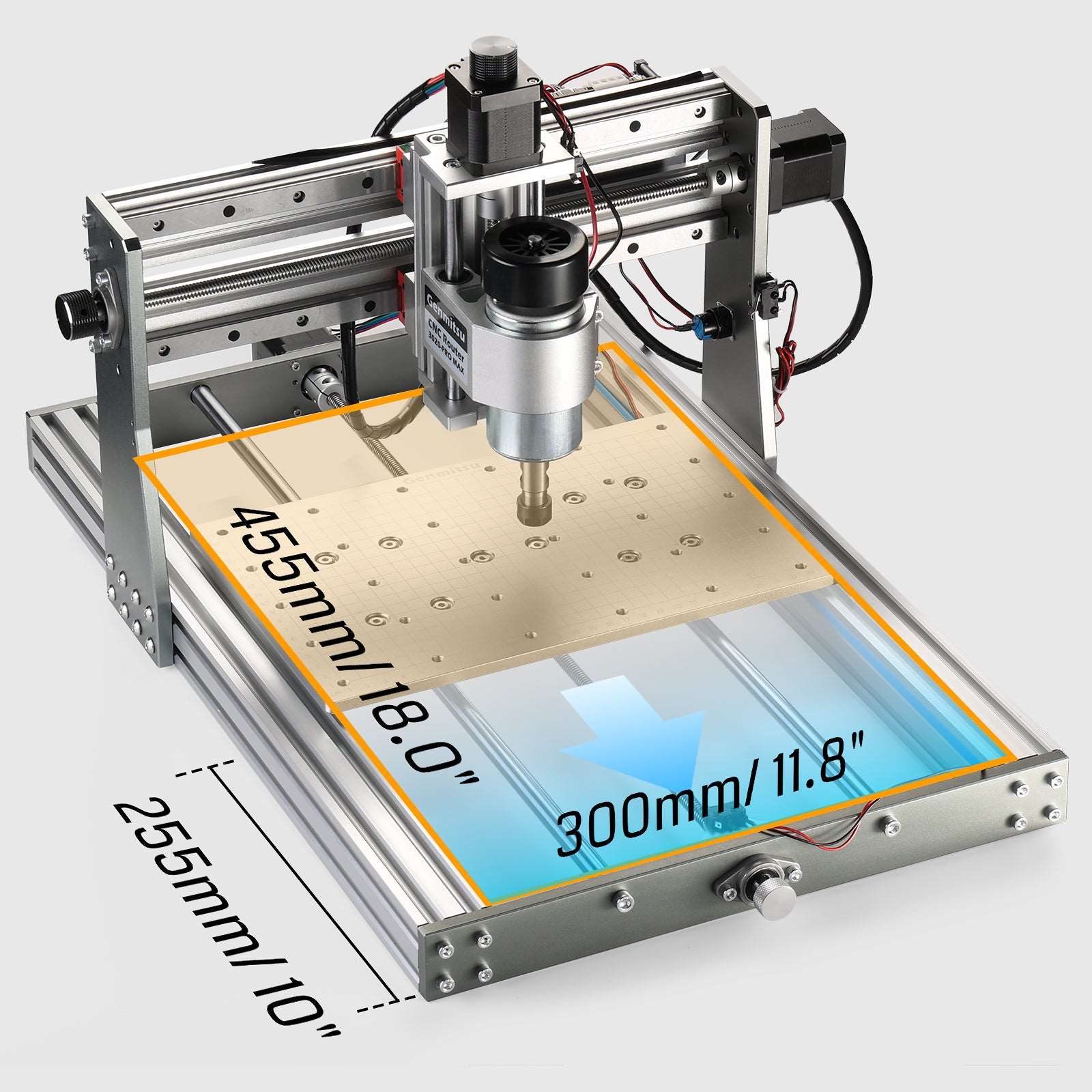 Genmitsu 3040 Y-Axis Extension Kit for 3020-PRO MAX V1 V2 CNC Router |  SainSmart – SainSmart.com