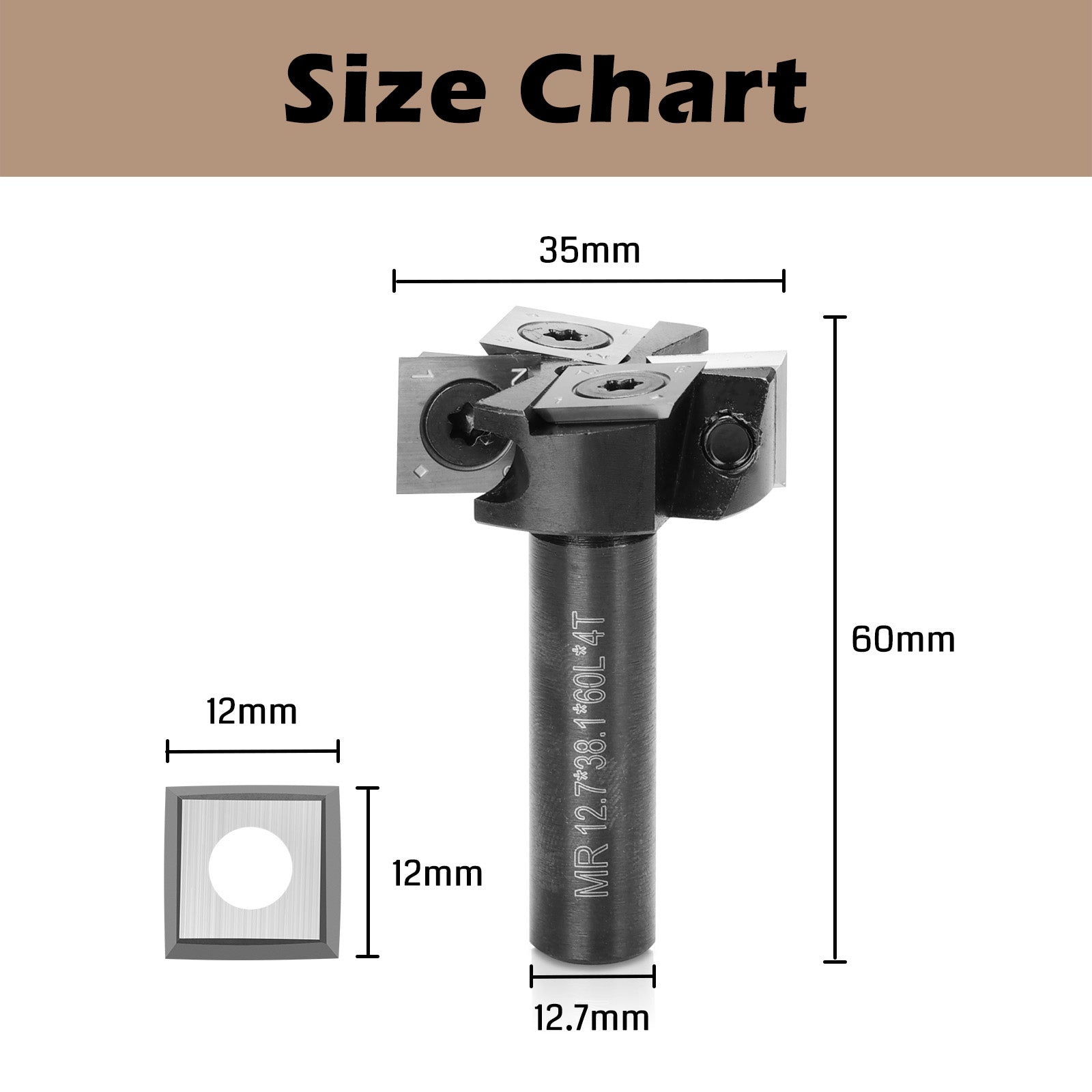 CNC Spoilboard Surfacing Router Bit SS06