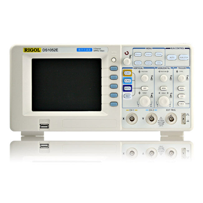 [Discontinued] Rigol DS1052E 50MHz 2 Channels 1GSa/sec Plus USB Storage Digital Oscilloscope