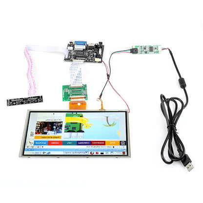 [Discontinued] 9" LCD Touch Screen + HDMI/VGA Driver Board for Raspberry Pi