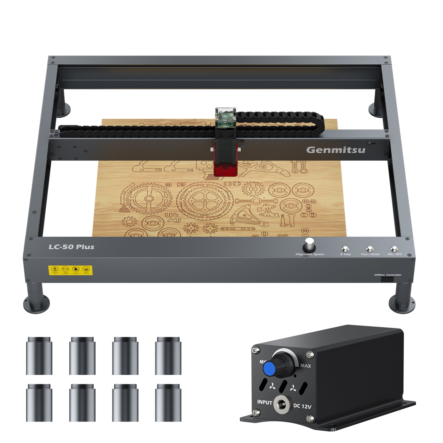 [Discontinued] Jinsoku LC-50 Plus 10W Compressed FAC Laser Engraver Cutter