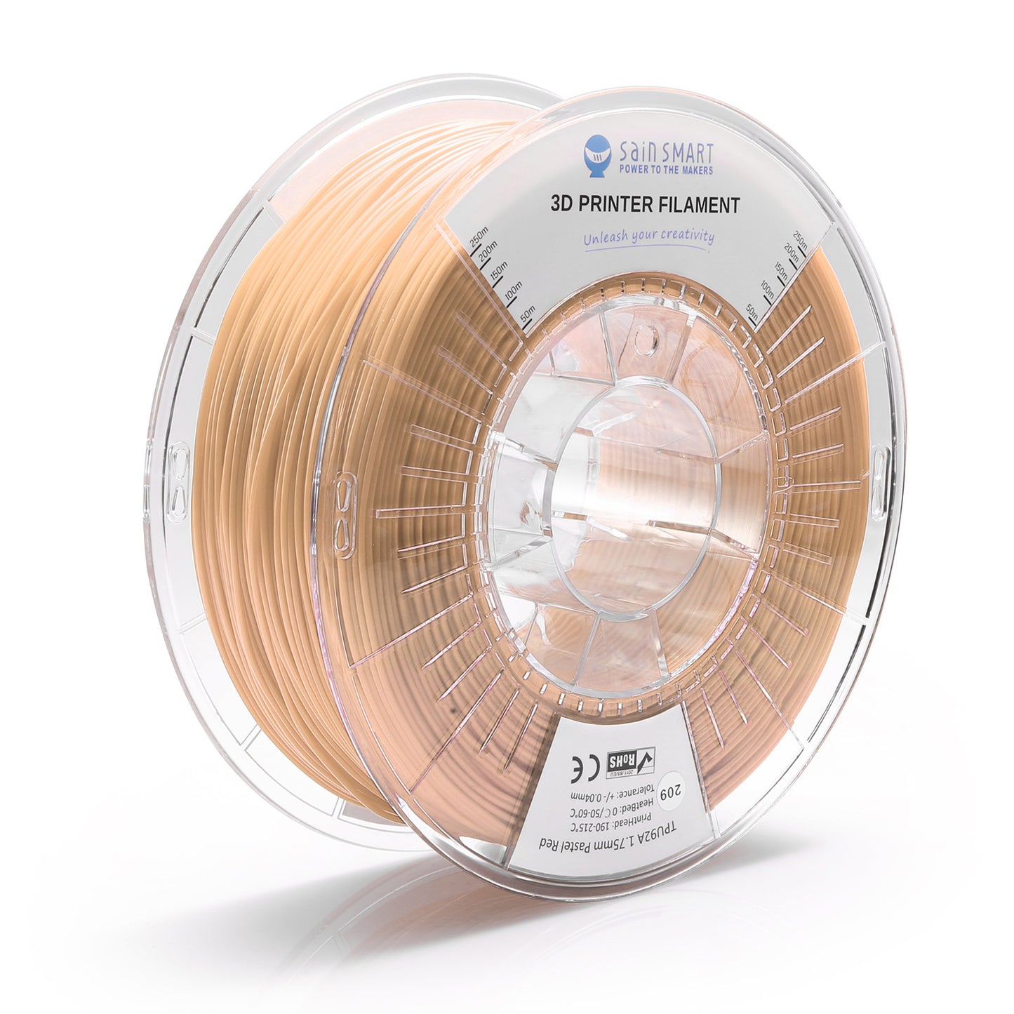 Pastel Color, 1.75mm 92A Flexible TPU Filament, 1KG