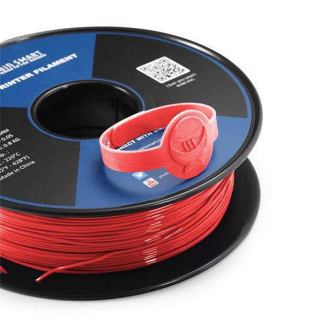 Red, Flexible TPU Filament 1.75mm 0.8kg/1.76lb –
