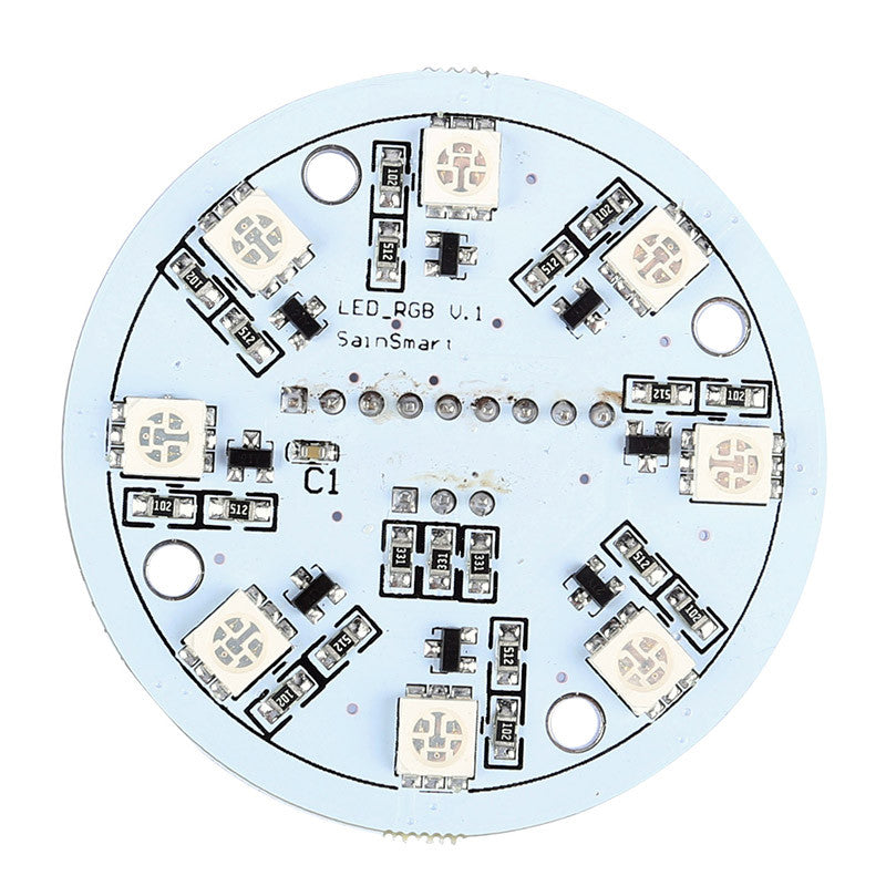 [Discontinued] SainSmart Round 8 Led 5050 RGB LED Driver Board SCM for Arduino