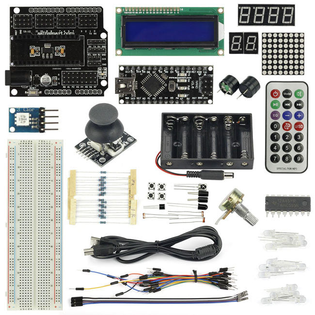 [Discontinued] SainSmart Nano V3+JoyStick Module Starter Kit With Basic  Projects