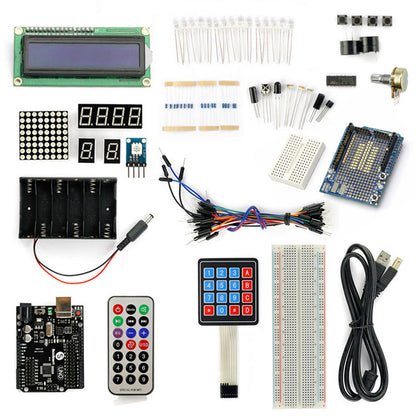 [Discontinued] SainSmart UNO R3+Keypad Kit With Basic Projects for Arduino