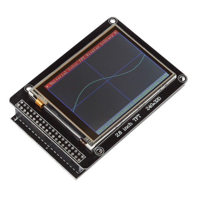 [Discontinued] SainSmart 2.8" TFT LCD Touch Screen Display + 5" TFT/SD Shield for Arduino Mega2560 R3