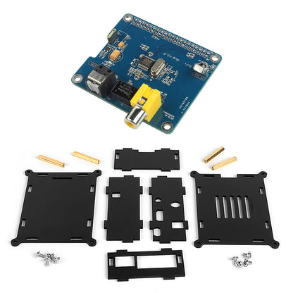 [Discontinued] SainSmart Hi-Fi DiGi+ Digital Sound Card I2S SPDIF Optical Fiber + Case for Raspberry Pi 3 Pi 2