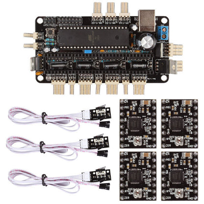 [Discontinued] Sanguinololu Rev. 1.3 Atmega1284p + A4988 + Endstop 3D Printer Kit For RepRap