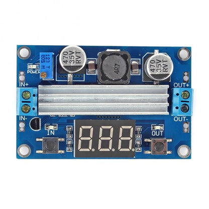 [Discontinued] SainSmart Adjustable Boost 3~35V to 3.5~35V 5/12V DC Regulated Power Supply Voltage Converter Module with Digital Voltmeter