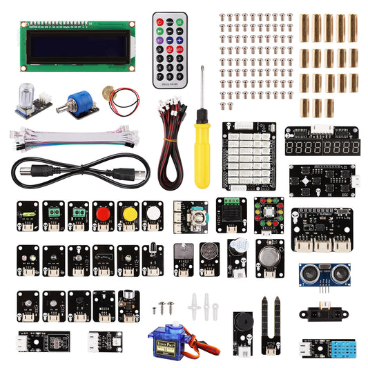 [Discontinued] Plug and Play Sensor Module Kit (40 in 1)  for Arduino