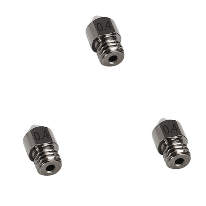 [Discontinued] SainSmart 0.4mm Hardened Steel Nozzle MK8 Nozzle for 1.75 mm Filament, 3 PCS